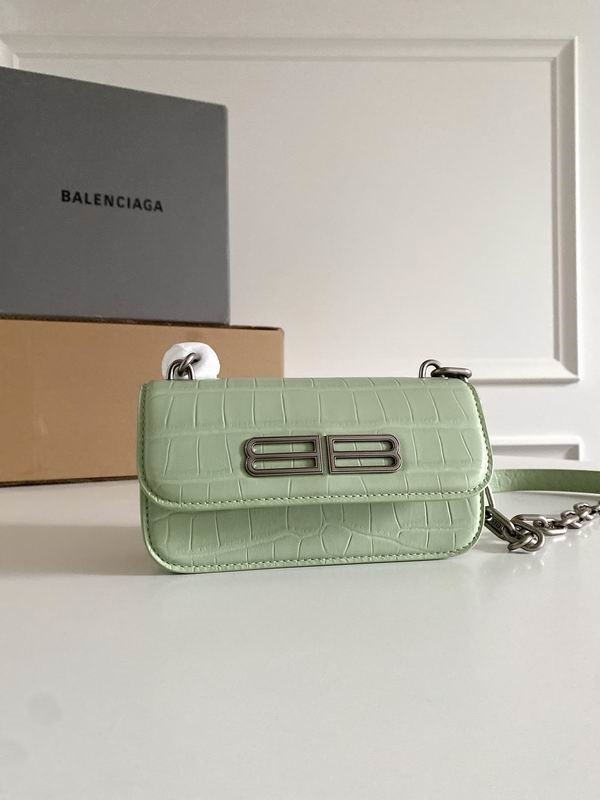 Balenciaga Gossip Small Crocodile Bag Mint BGSSB-004
