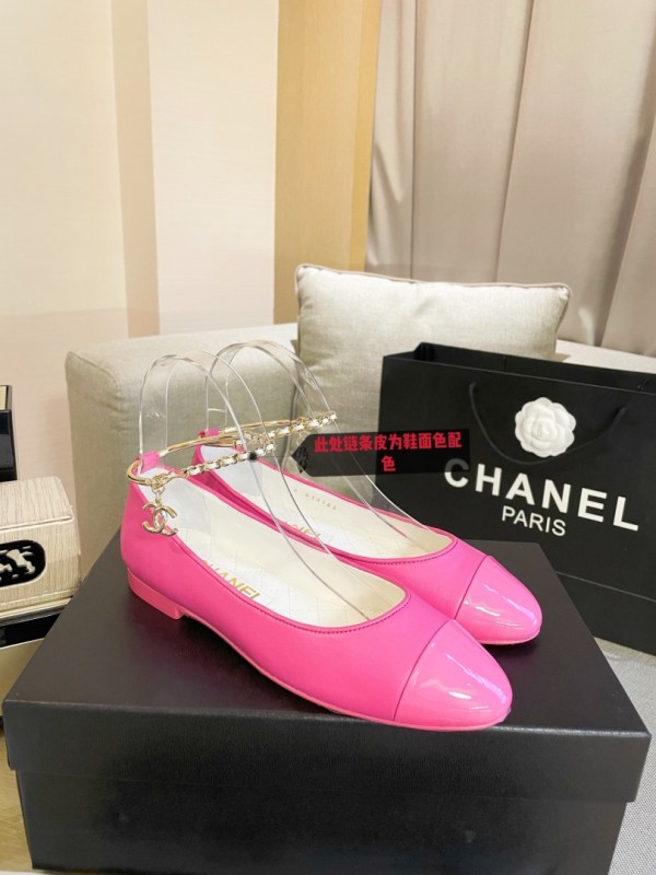 Chanel Women Flats Pink CHN-020
