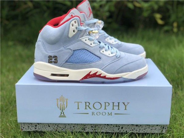 Trophy Room x Air Jordan 5 "Ice Blue" CI1899-400 (AJ-N018)