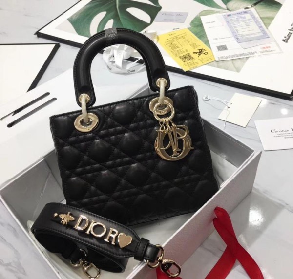 Dior My ABCDior Lambskin Bags Black (DR-BG-A029)