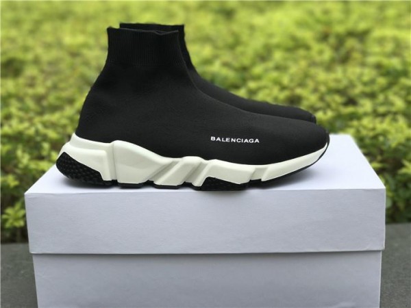 2017 Balenciaga Speed Trainer White Black (BAL0007)