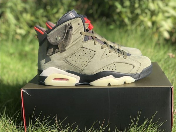 Travis Scott x Air Jordan 6 "Medium Olive" (AJ-N020)