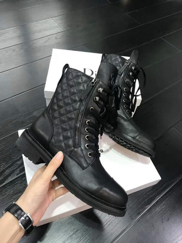 Chanel Women Martin Boots Black/Brown (CHS-233)