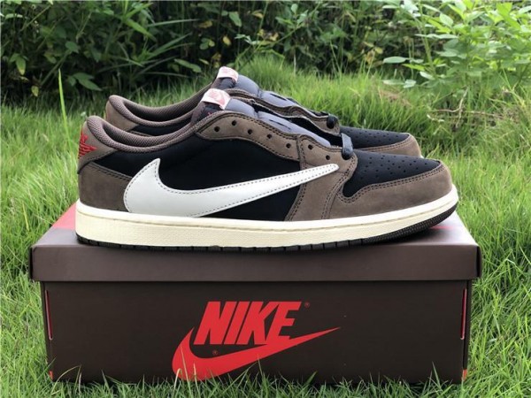 2019 Travis Scott x Air Jordan 1 Low Dark Mocha (AJ-N009)