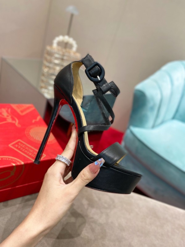 Christian Louboutin Ultimate Hate Sky Sandal Black CL-H020