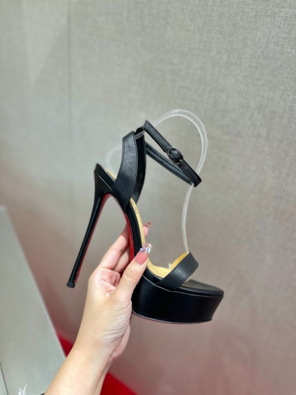 Christian Louboutin Ultimate Hate Sky Sandal Black CL-H053