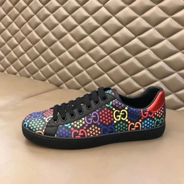 Gucci Men GG Psychedelic Ace Low-Top Sneaker (GUC-SH-W04)