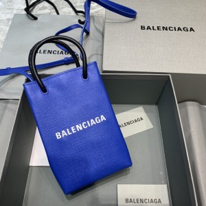 Balenciaga Phone Pouch Tote Navy BLSP-015