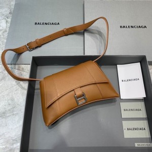 Balenciaga Hourglass Shoulder Bag Brown (3 Sizes) BSHL-006