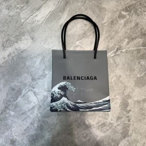 Balenciaga Xxs Leather Shopping Tote Bag - Grey BXXS-006 