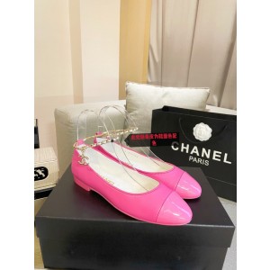 Chanel Women Flats Pink CHN-020