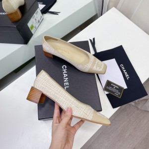 Chanel Women Low-heel Pumps CHN-042