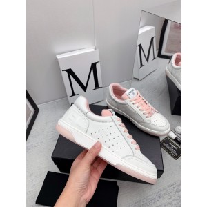 Chanel New Low-top Sneakers White/Pink CHN-093