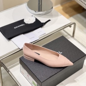 Chanel Classic Ballet Flats Pink CHN-099