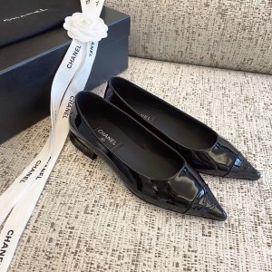 Chanel 2022 Women Flats Black CHN-130