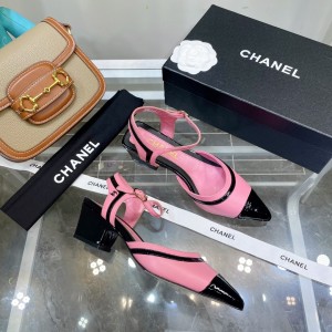 Chanel 2022 Mid-heel Pumps Pink CHN-152