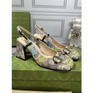 Gucci Women Slingback Pumps GUCS-078