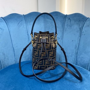 Fendi Women MON TRESOR Mini Bucket Bags Brown (FD-BG-A032)