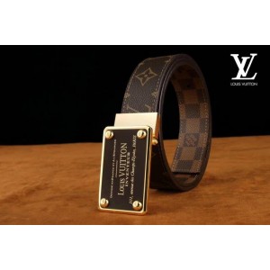 Louis Vuitton Men Belts Reversible (LV-BE-A064)