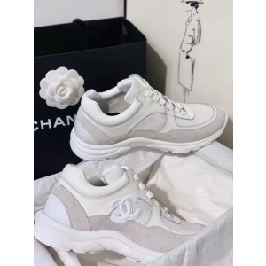 Chanel Women Low-Top Sneakers White (CHS-127)