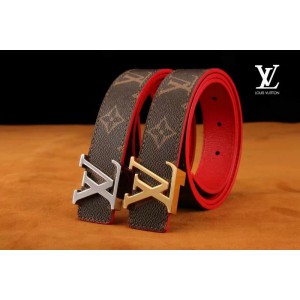 Louis Vuitton Women Belts Reversible (LV-BE-A068)