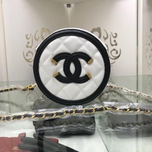 Chanel Mini Crossbody Round Bags (CH066-White)