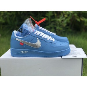 Off-White x Nike Air Force 1 Low "07 MCA" Blue (OW-N005)