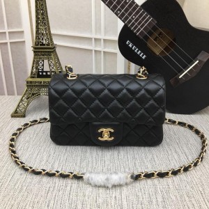 Chanel Small Classic Handbag (CH030-Black)