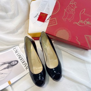 Christian Louboutin Peep Toe Pump Black CL-H014