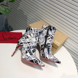 Christian Louboutin Women Printed Boots CL-H107