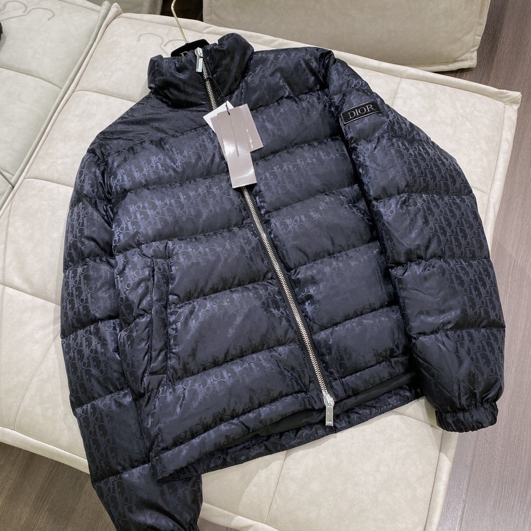 Dior Jacquard Oblique Down Jackets (DR-JC-N01) - Tracob Shop